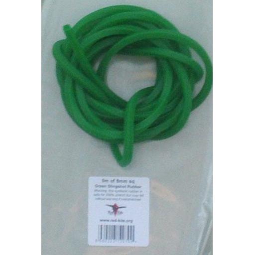Red Kite Square Catapult Rubber 4, 5.5, 7 and 8mm. Red, Green and Black
